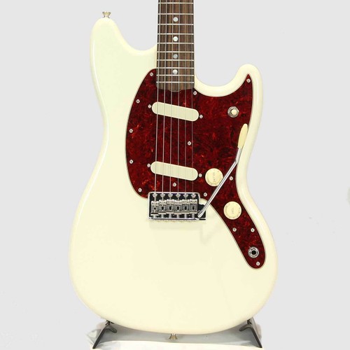 Fender CHAR MUSTANG Olympic White VAN ZANDT TRUE VINTAGE PU #GG7e9