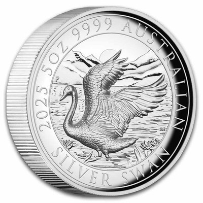 ポブジョイ・ミント造幣局 Inverted Swan記念 2005年 2025 Australia 5 oz Silver Swan PR-70 PCGS HR (FS, Swan Label) | eBay
