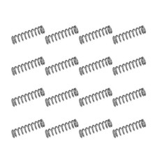 50Pcs, 304 Stainless Steel Compression Springs 0.5mmx4mmx15mm Silver Tone