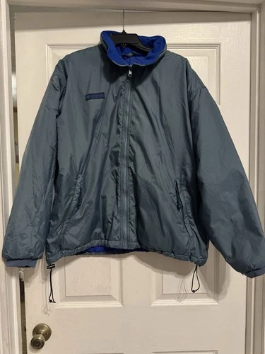 Vintage Columbia Jacket WATERPROOF Medium Coat Teal/Blue- Very nice!! image 2