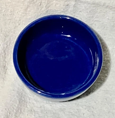 VINTAGE FIESTA RELISH TRAY CENTER INSERT IN COBALT BLUE