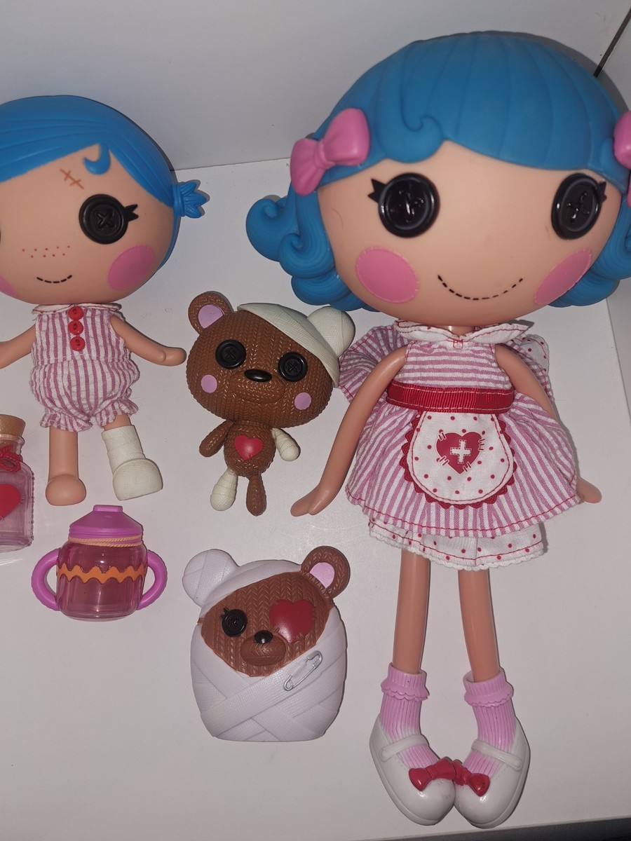 lalaloopsy rosy bumps n bruises & Little Sister Stumbles + Pets