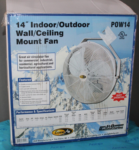 J&D POW Indoor/Outdoor Fan