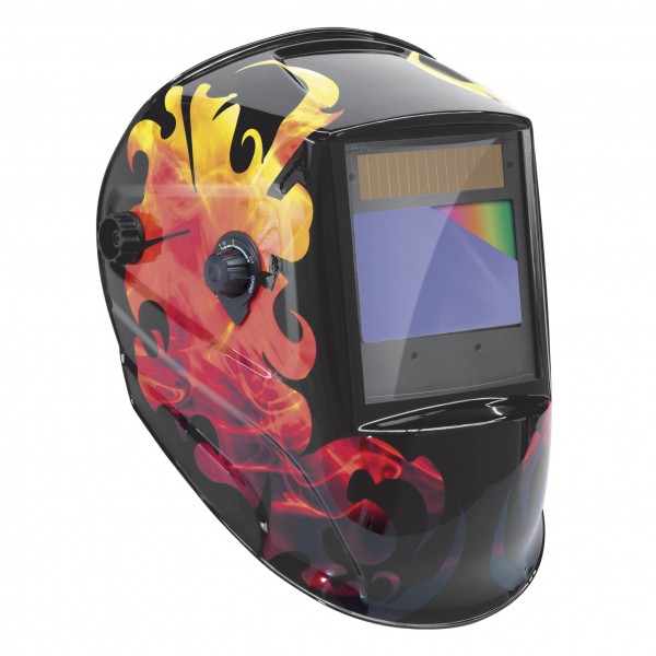 Masque de soudure ZEUS Fire cagoule automatique teinte variable 5-13
