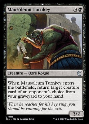 MTG Magic the Gathering Mausoleum Turnkey (116/289) Ravnica Clue Edition LP