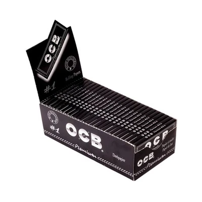 OCB Premium Corte Nere – Cartine Ultra Sottili 50 Libretti Originali