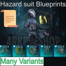 Ark Survival Ascended Pve Hazard Suit Blueprint