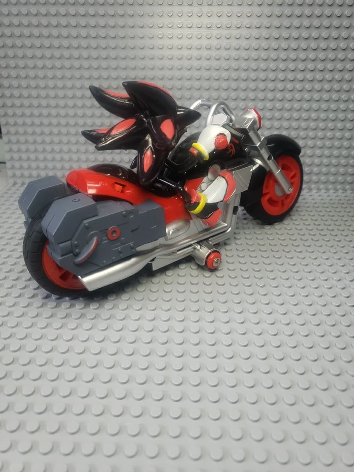 Shadow The Hedgehog Motorcycle Sonic Sega All-Stars Racing RC Bike Only Read Des - Image 4 of 4