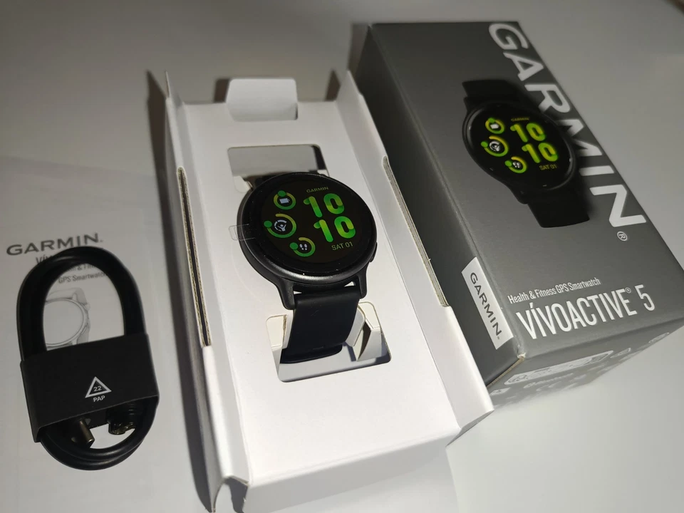 Garmin vívoactive 5 42mm Cassa Nera in Alluminio/Polimero con Cinturino Sport... - Immagine 2 di 4