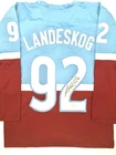 Gabriel Landeskog Signed Colorado Avalanche Jersey XL Beckett BAS Auto NHL