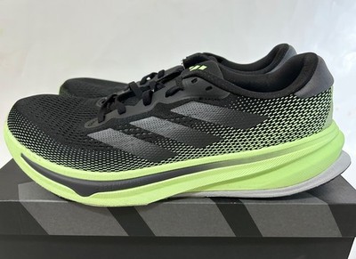 $140 adidas Men s Supernova Rise Running Shoes Black Green Spark US 12 with BOX