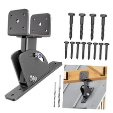 Pergola Brackets 4x4 (Actual Size:3.5"×3.5") Adjustable Angles Saddle Roof 