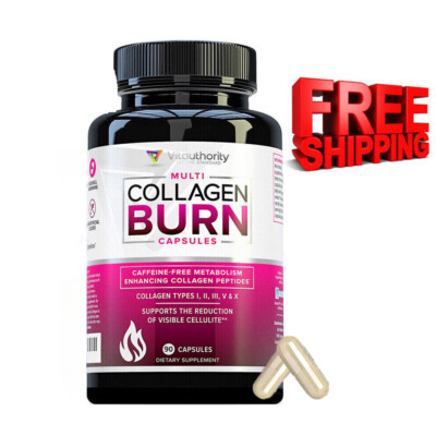 Multi Collagen Burn 90 Capsules Fat Burner for Weight Loss Beauty Boost