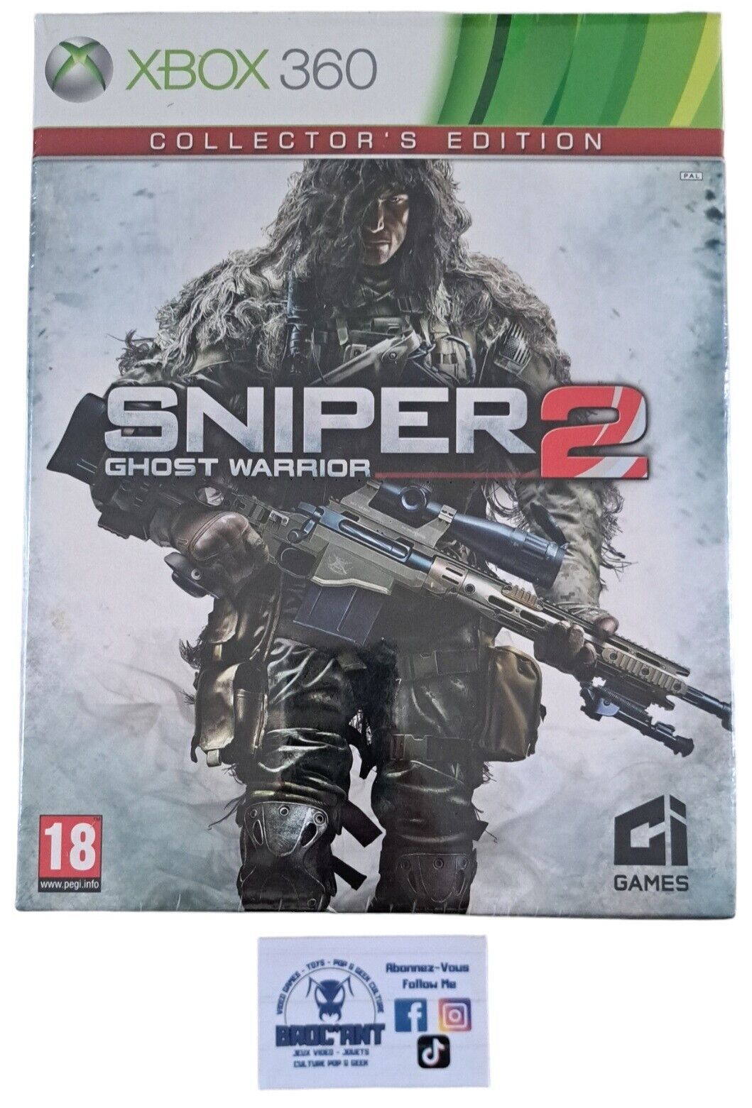 Sniper Ghost Warrior 2 collector 's edition Microsoft Xbox 360 sealed