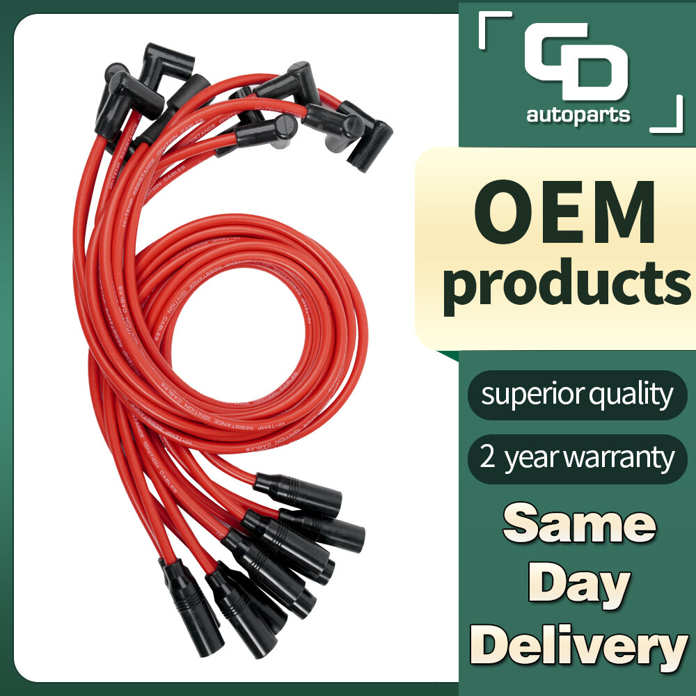 CHEV-6952 10X Spark Plug Wire for 1992-97 Chevy GM LT1 LT4 5.7L 4.3L Performance