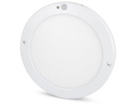 Flache Led Deckenleuchte Wandleuchte 18W Bewegungsmelder Tag Nacht I Warmweiß