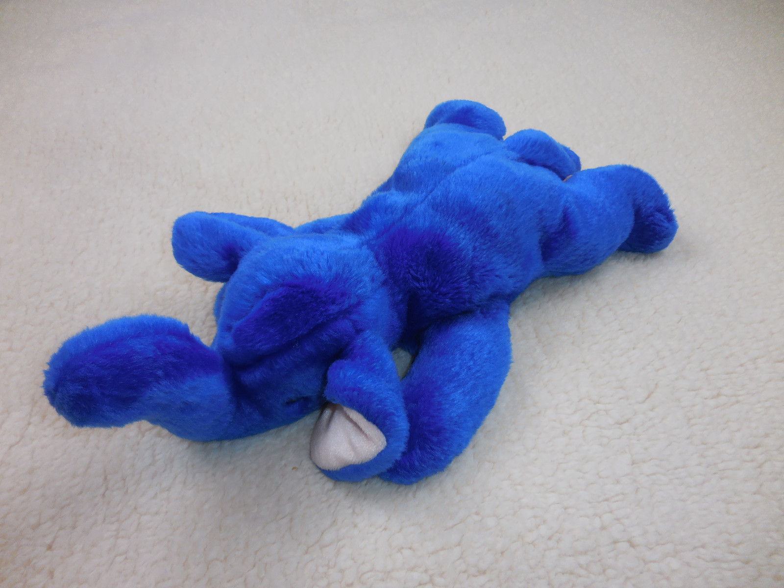 dark blue peanut beanie baby