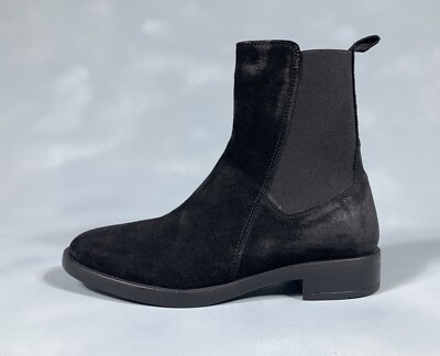 Emanuele Crasto Distressed Suede Black Leather Ankle Boots