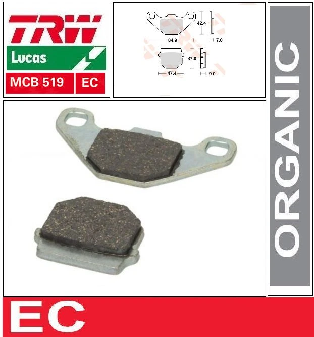 Trw garnitures de frein Lucas Mcb519ec devant Keeway Flash 25
