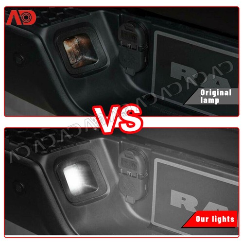 2PCS LED License Plate Light Bumper Lamp For 2003-2023 Dodge Ram 1500 2500 3500 - Picture 3 of 11