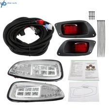 LED Light Kit LED Headlights / LED Tail Lights For 2016+ EZGO RXV Golf Cart