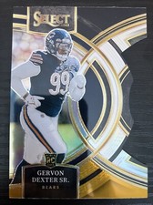 2023 Panini Select Gervon Dexter Sr. Premier Level Die-Cut Black & Gold #138