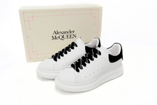 Alexander McQueen Larry white and black men's casual shoes