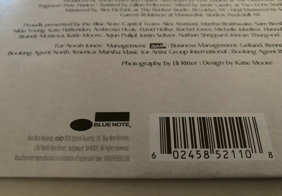 NORAH JONES / LAUFEY Christmas With You 7” Red Marble Vinyl 1st Press SEALED - Image 4 of 4