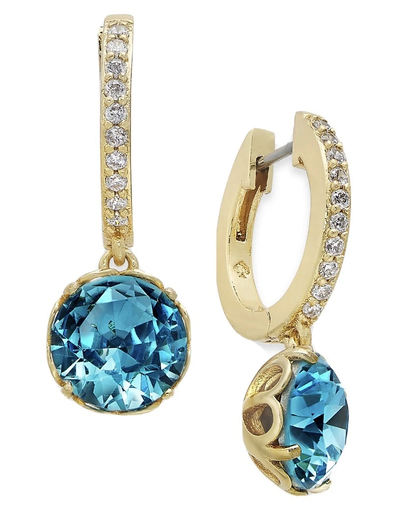 Kate spade aquamarine earrings deals