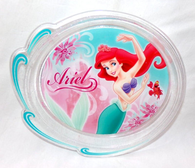 Disney Store, Disney Princess' Ariel Clear Flake Plastic Dinner Plate