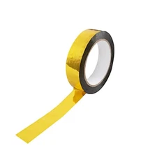 GOLD 100 yards Metallic Polyester Arts and Crafts TAPE ROLL Party Decorations