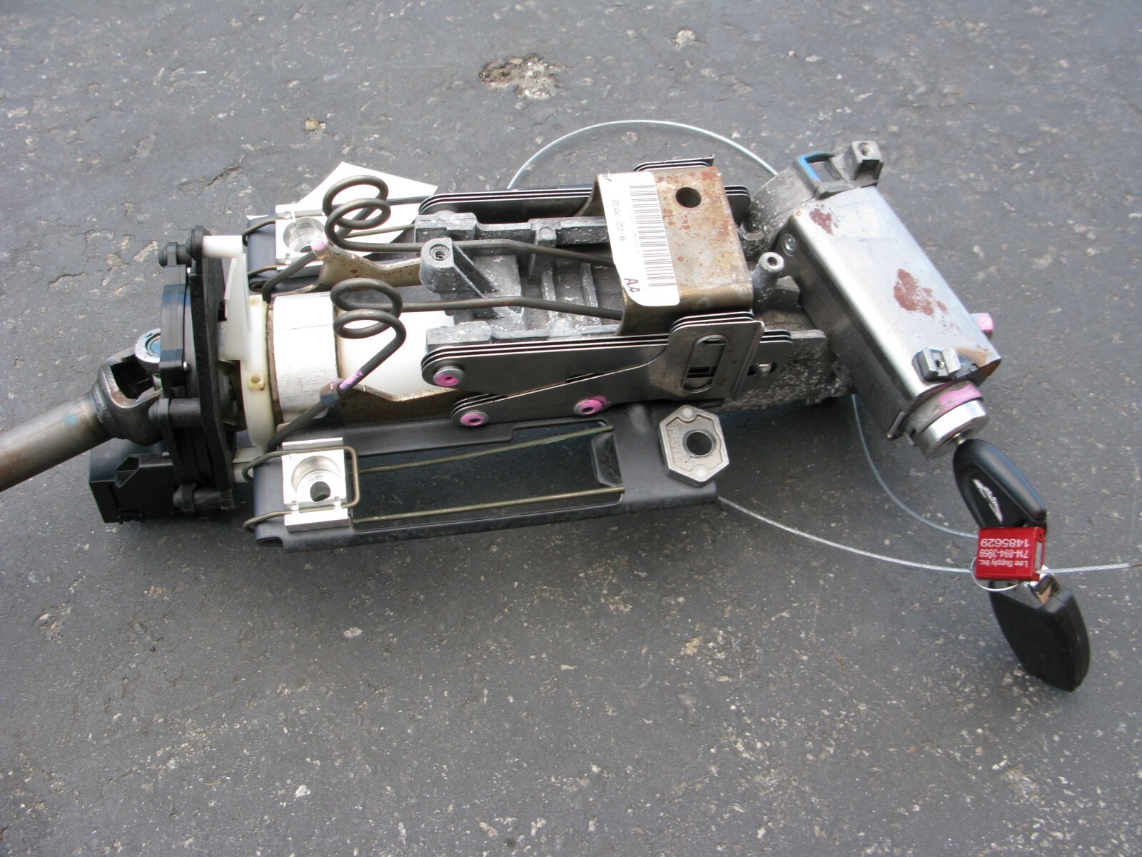 Aston Martin DB9 Steering Column with Key 4G433C529AA