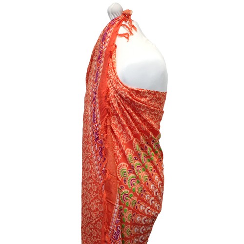 Bali Mandala Sarong - Cover Up Wrap Beach Swimming Pool Summer Shawl Scarf - Picture 6 of 30