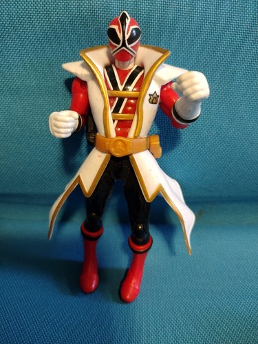 2011 Bandai Power Rangers Samurai Red Armor Morphin Spin Action Figure + bonus - Picture 7 of 8