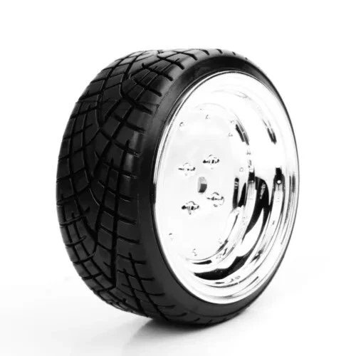 4Pcs 6mm offset Tires&Wheel Rims 12mm Hex For 1/10 HPI HSP Drift RC Car Vehicle - Image 4 of 4