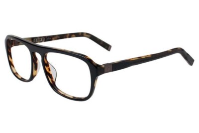 John Varvatos Brille JV V362 UF 55mm Schwarz Schildpatt