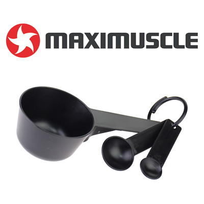 2x MaxiMuscle MaxiRAW Supplement Multi-Scoop 3er Set 