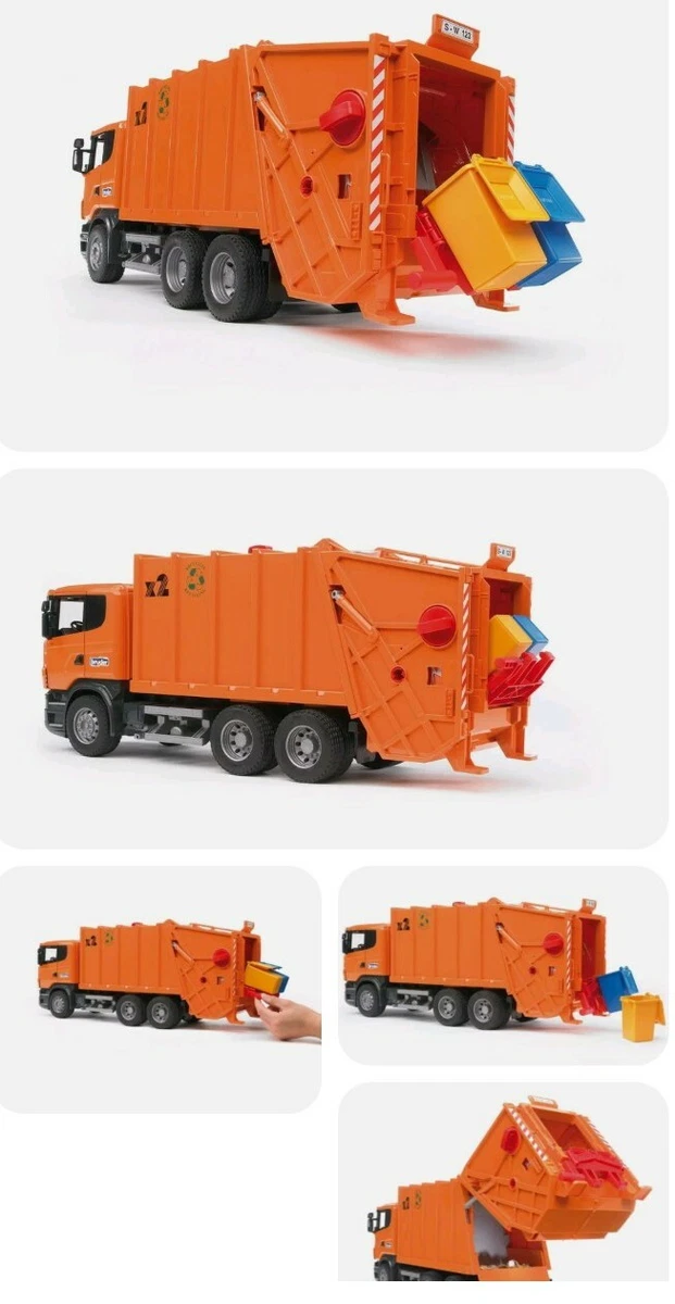 BRUDER Dump Truck Scania R Orange eBay