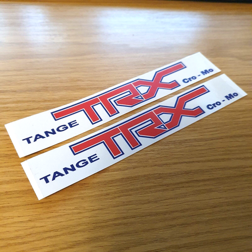 Tange TRX Forks Stickers Decals Clear Old School BMX eBay