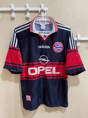 Bayern Munich 1997/1998 Home Football Shirt Adidas Vintage Soccer Jersey Size S