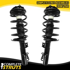 95-02 Lincoln Continental Front Complete Struts & Coil Springs w/ Mounts Pair x2