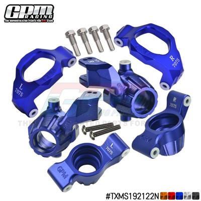 GPM Alu 7075 Front C-Hubs & Front Steering Blocks & Rear Stub Axle Carriers Set
