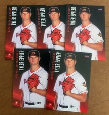 TYLER EPPLER 5 card lot 2021 Choice Rochester Red Wings