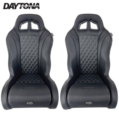 Carbon Edition Black Daytona Seats-RZR