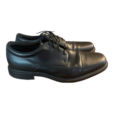Купить rockport mens ellingwood black cap toe lace up oxford  display picture 1