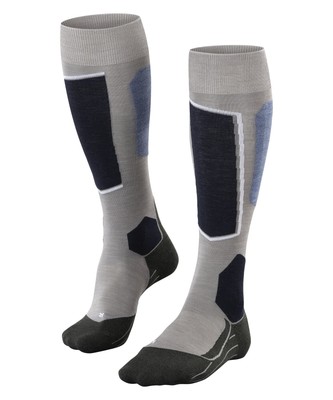 FALKE Women Standard SK6 M KH, Grey (Mid Grey Melange 3539), 9-10