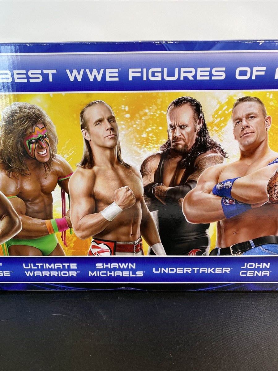 WWE Fan Favorites Set CM PUNK CENA TRIPLE UNDERTAKER WARRIOR HBK
