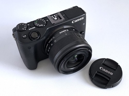 Canon EOS M3 24.2MP Digital SLR Camera With 15-45mm M STM Lens. Black - Picture 3 of 19