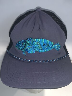 TOADFISH TRUCKER HAT CAP ADJUSTABLE SNAPBACK ROPE FISHING HAT