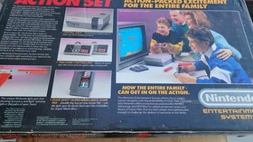 Nintendo Entertainment System Action Set (Console, Gun, Poster & Box Only)